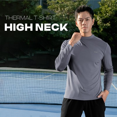 Áo Nam Dài Tay GUZADO Cổ Cao 3 Phân Vải Heattech Mềm Mịn From Reguler Fit Trẻ Trung GDT04-GCTD26W003