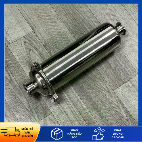 Cột lọc vi sinh thẳng inox 304 nối clamp - Cột lọc inox vi sinh clamp SUS304