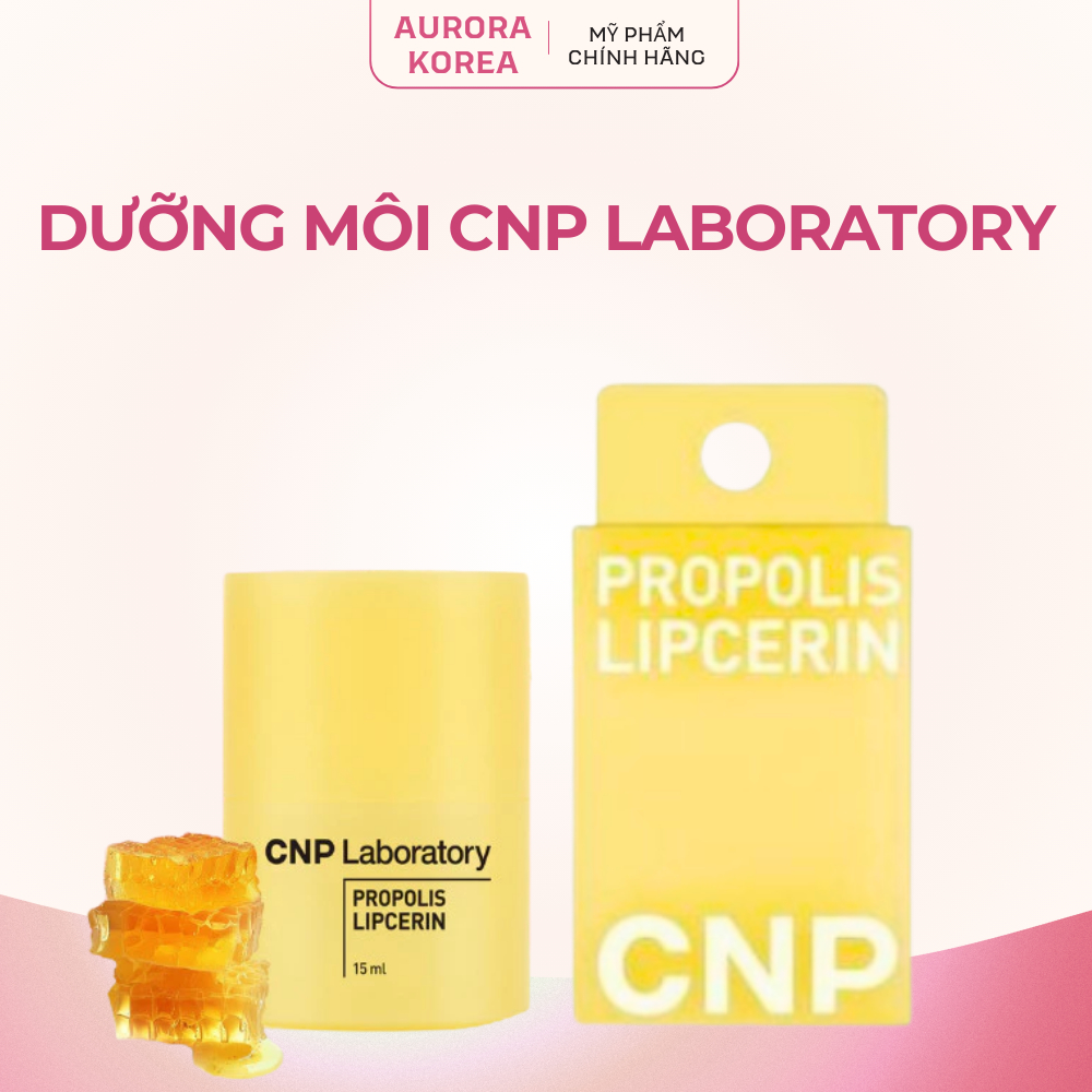Son dưỡng môi keo ong CNP Laboratory phục hồi và giữ ẩm dung tích 15ml - Aurora Korea