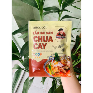Set 3 Gói Lẩu Hải Sản Chua Cay Gói 200g  Thơm Ngon Hấp Dẫná