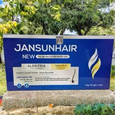 Dầu Gội Đầu JASUNHAIR Tuýp 50g/ Hộp 50 Gói DATE 2027