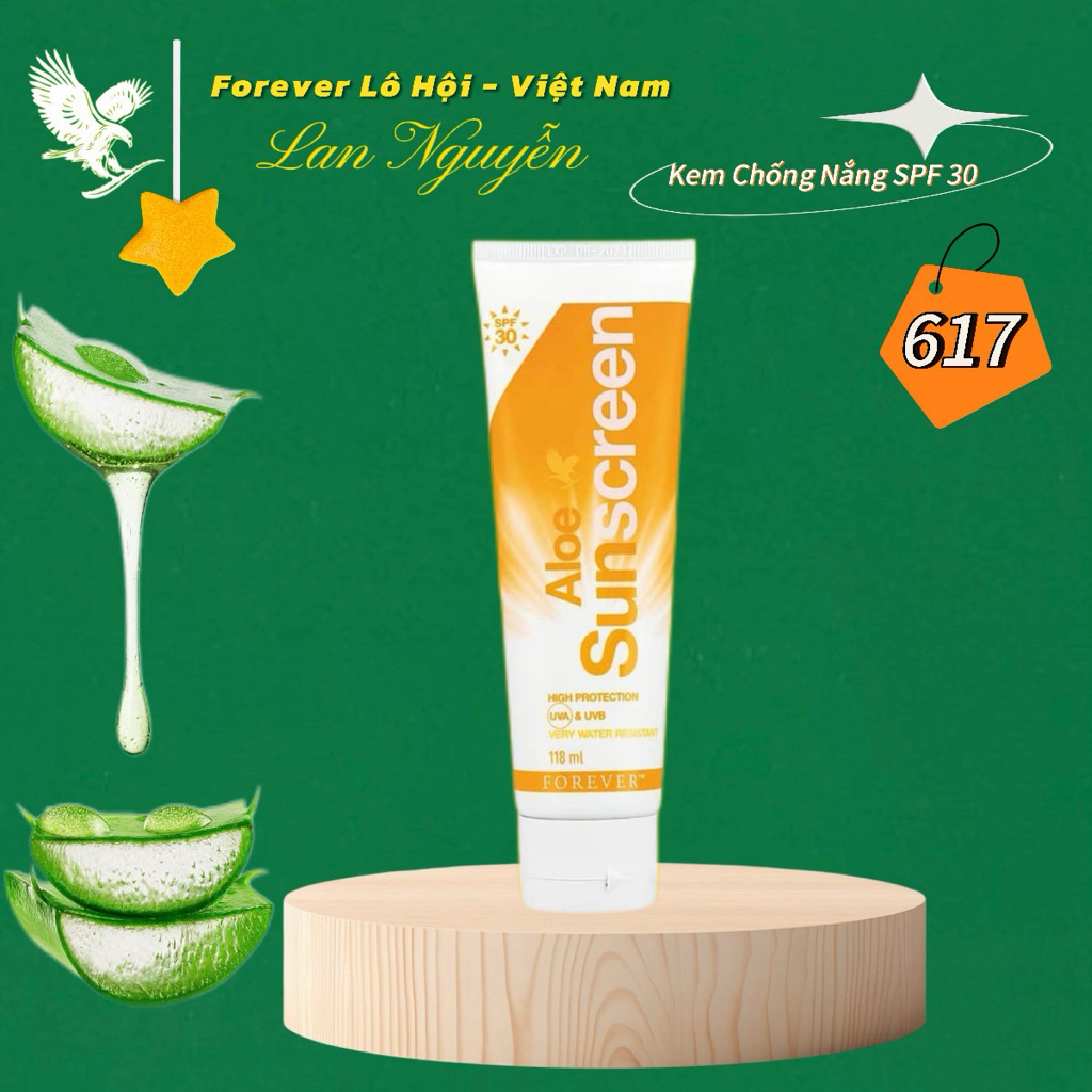 KEM CHỐNG NẮNG LÔ HỘI SPF 30- 617FLP