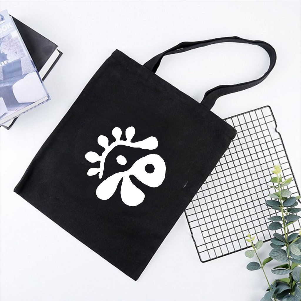 Túi tote vải đen CORTIS in hình kpop tiện lợi thời trang unisex