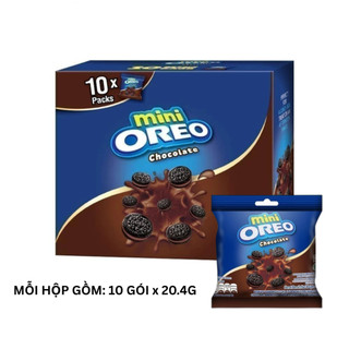 Combo 2 Bánh Quy Oreo Mini Với Kem Vị Sôcôla 204g