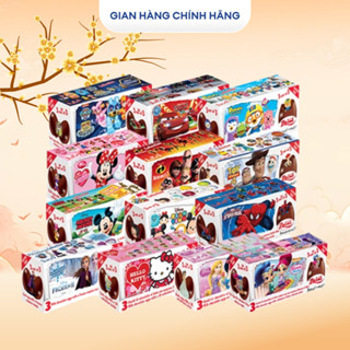  Socola Hình Trứng Zaini 60g Có Đồ Chơi Bên Trong  Hộp 3 quả  