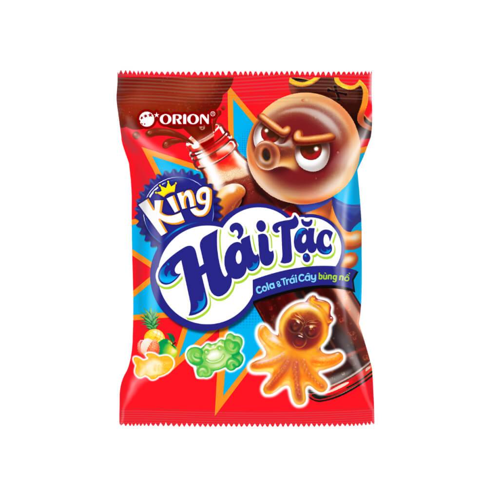 Combo 2 gói kẹo dẻo hương hỗn hợp Orion King hải tặc gói 53g_BH