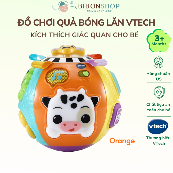 Bóng Đồ Chơi VTech Baby On-The-Moove Activity Ball Kích Thích Giác Quan Cho Bé