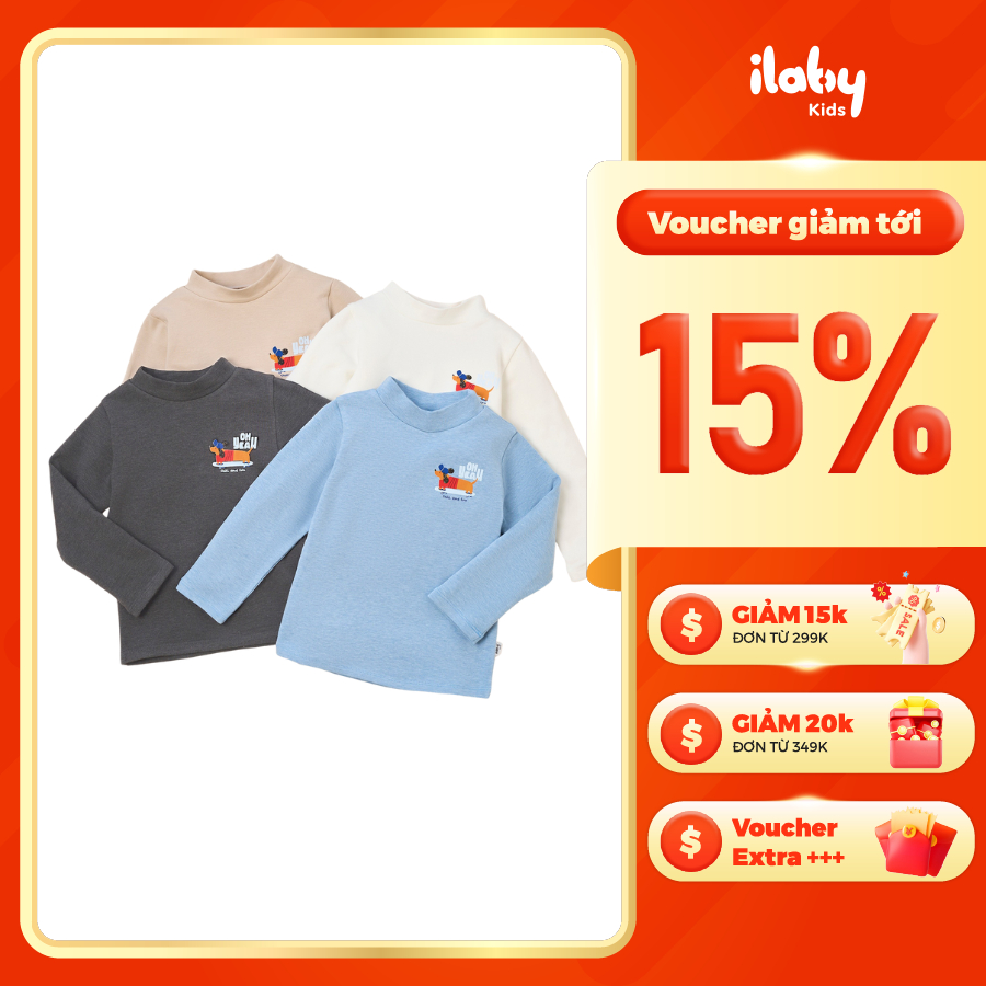 [ILABY HCM] Áo giữ nhiệt bé trai chất liệu thun mềm co giãn 4 chiều thấm hút mồ hôi tốt, ấm áp [3640