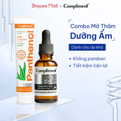 Combo Serum HA + Kem Dưỡng B5 Compliment Cấp Ẩm, Làm Dịu, Phục Hồi Da Khô Nhạy Cảm