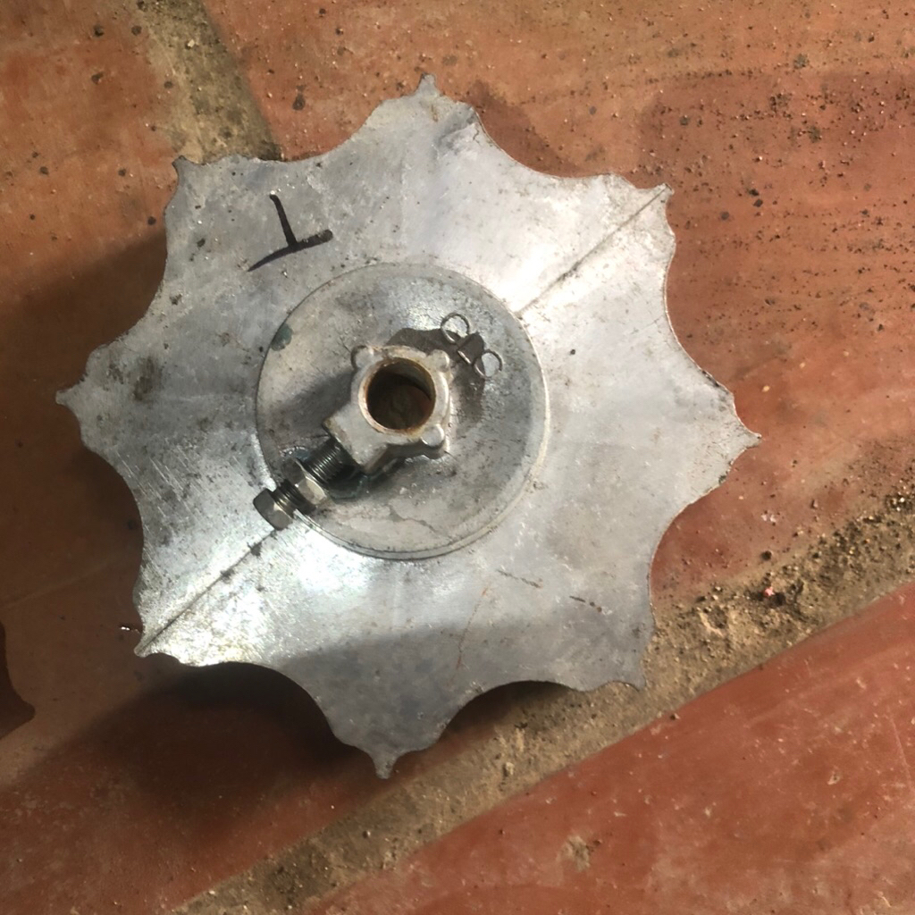 Buly motor máy giặt Toshiba cửa trên cũ tốt lỗ trục 12