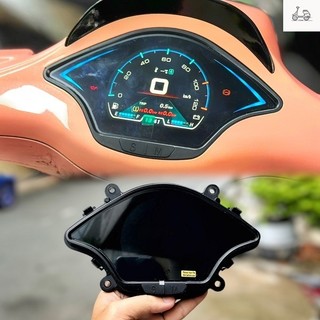 Đồng Hồ LCD Kiểu Race Boy Cho Các Dòng Xe Máy Vespa Sprint Primavera