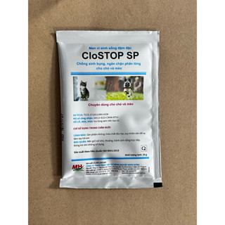 CLOSTOP SP 20g - Men vi sinh sống đặc trị tiêu chảy, kích thích tiêu hóa cho chó mèo