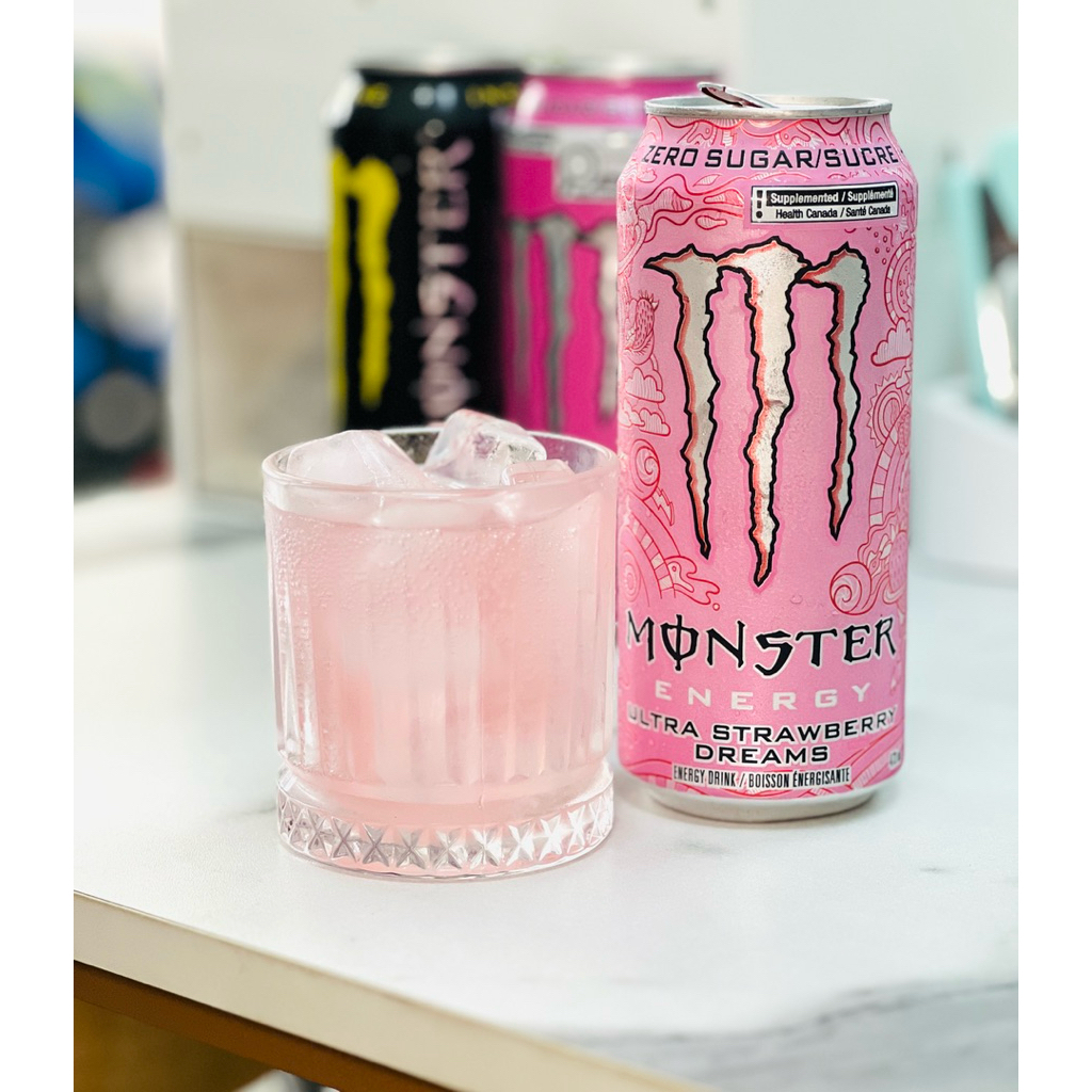 Nước tăng lực Monster Energy ZERO SUGAR ULTRA STRAWBERRY DREAMS