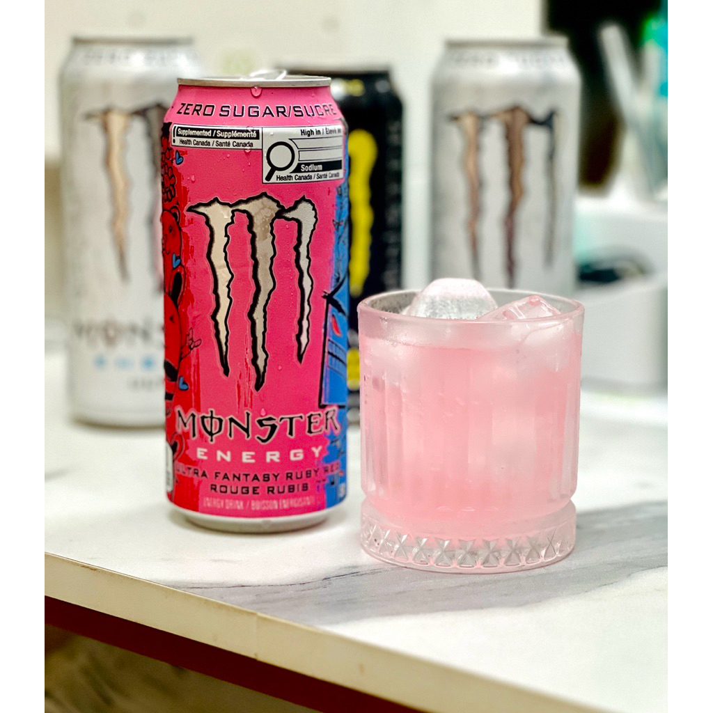 Nước tăng lực Monster Energy ZERO SUGAR ULTRA FANTASY RUBY RED
