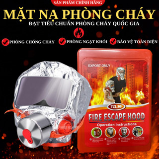 Mặt Nạ TZL30 Phòng Cháy, Khói Độc Tiêu Chuẩn Quốc Gia, Mặt Nạ Thoát Hiểm, Phòng Ngạt Khói 40 Phút