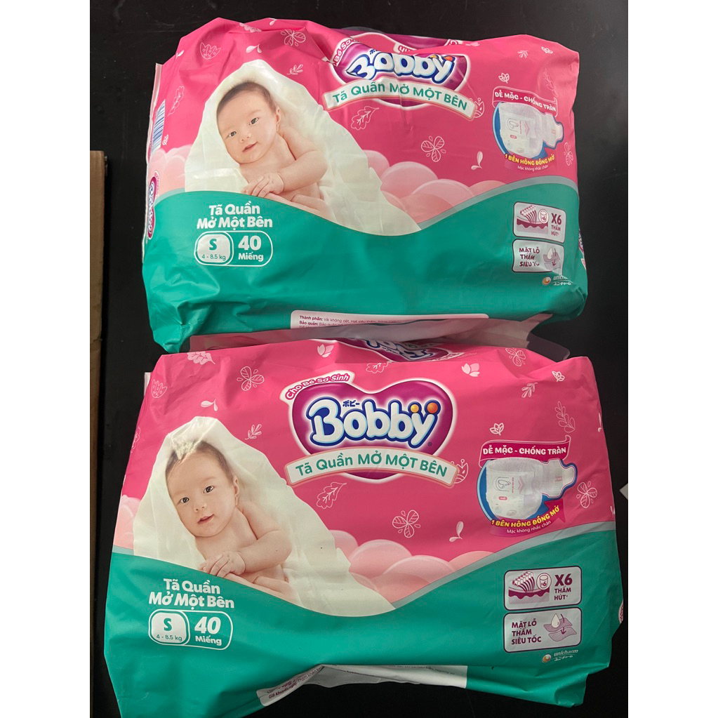 Set 2 gói quần 1 bên Bobby size Nb, S