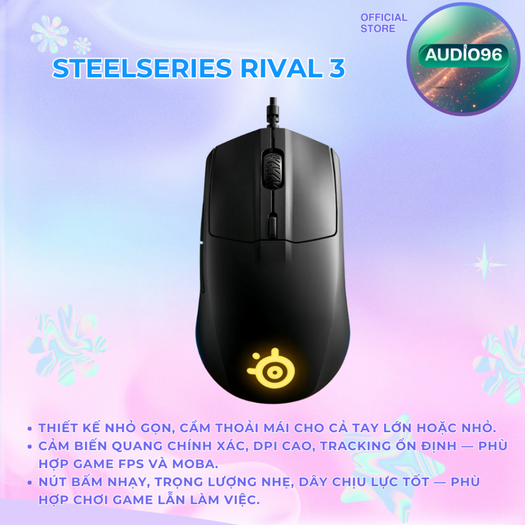 Chuột chơi game Steelseries Rival 5 , Prime plus( Nobox -likenew)