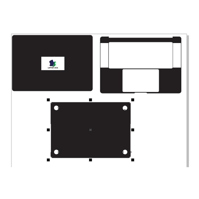 Decal skin MacBook Pro 16 Inch 2021 cắt sẵn mặt ACD