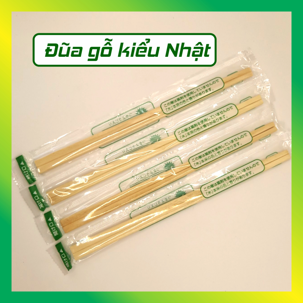 Đũa kiểu Nhật, đũa gỗ tách - VUI VUI STORE