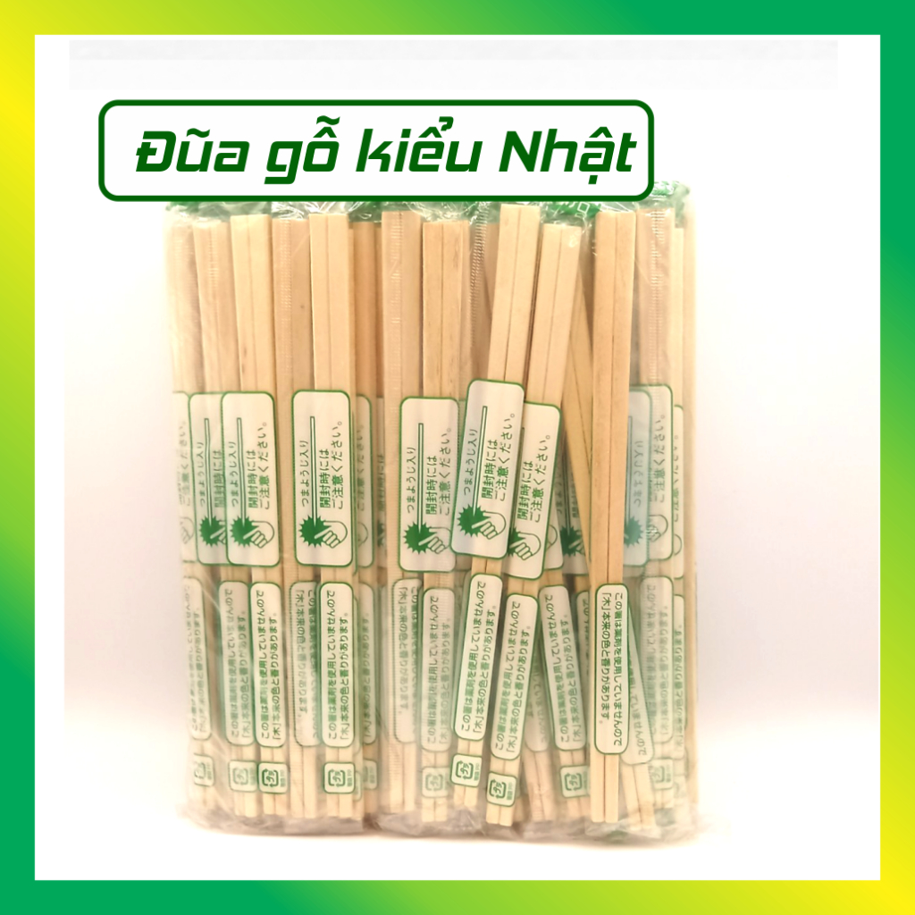Đũa gỗ tách kiểu Nhật - VUI VUI STORE
