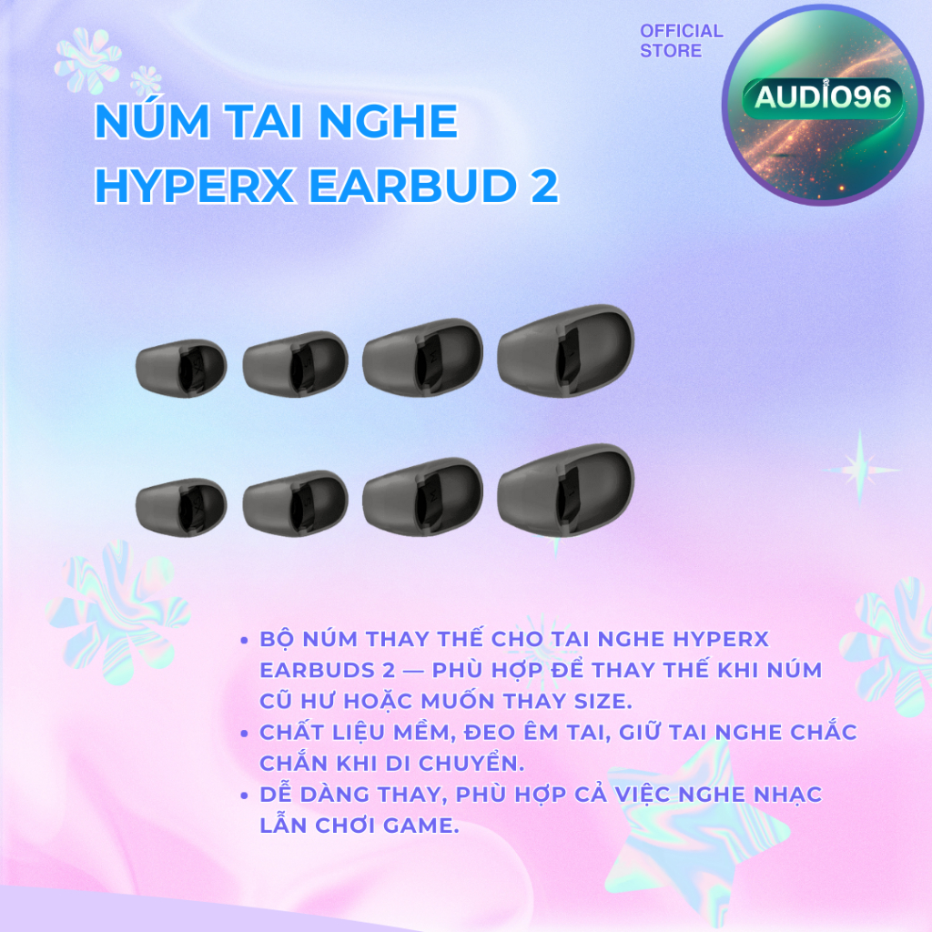 Núm tai nghe hyperx earbud 2
