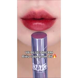 Son Kem Lì Merzy The First Velvet Tint V6 - 4,5g vỏ xanh dương Blue Dream chuẩn hàn