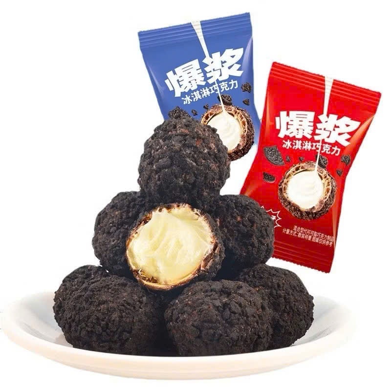 Bánh Oreo Socola Nhân Tan Chảy Mix Socola, Dâu Tây, Bánh Oreo Tan Chảy Nhân Sữa Chua - Ăn Vặt 492