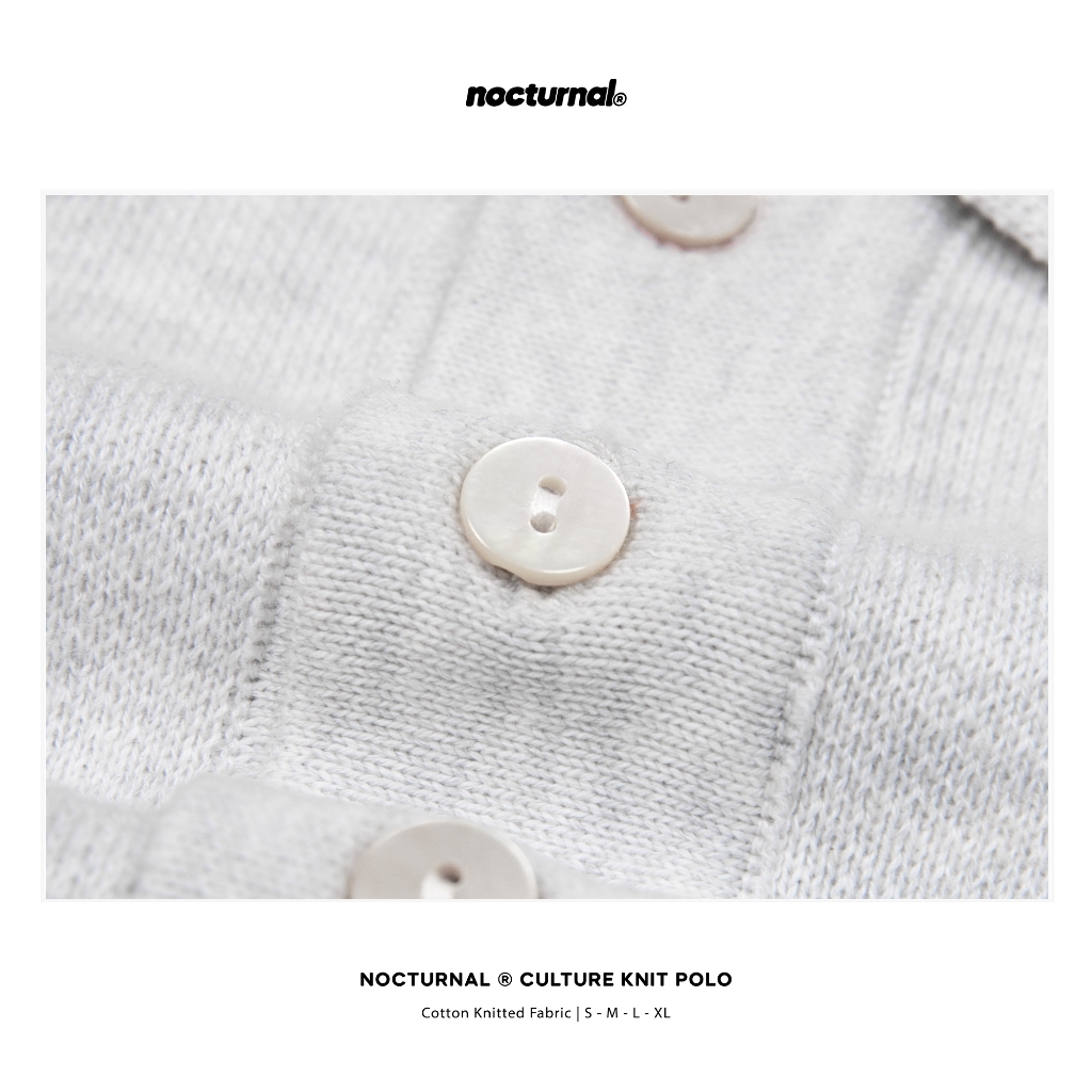 Áo Polo Len Dệt Kim Form Boxy Nocturnal Culture Knit Polo Cao Cấp Unisex Nam Nữ Localbrand | BigBuy360 - bigbuy360.vn
