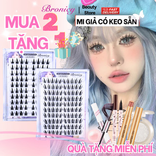  【Mua 2 Tặng 1🎁 Bronicy Mi Giả Có Keo Sẵn Mi Giả Tự Nhiên Hàn Quốc Hộp Mi Giả Nhiều Loại 