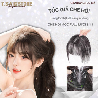  Tóc Giả IAN Tóc Giả Che hói Phủ Bạc Lưới Tàng Hình Mái Bay Mái Thưa Cao Cấp 