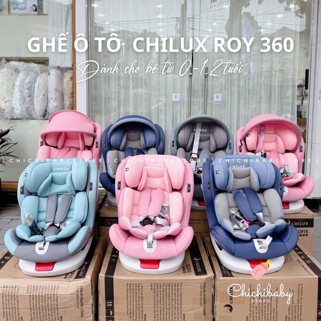 Ghế ngồi ô tô Chilux Roy 360 Max 36kg