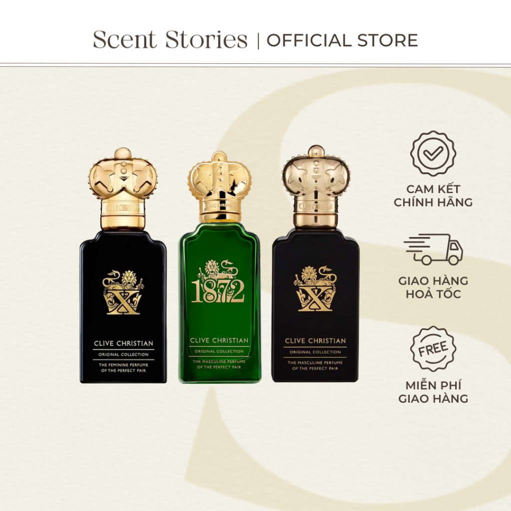 Clive - Nước hoa hoàng gia Anh Quốc - Chi tiết các bản có trên ảnh - Scent Stories