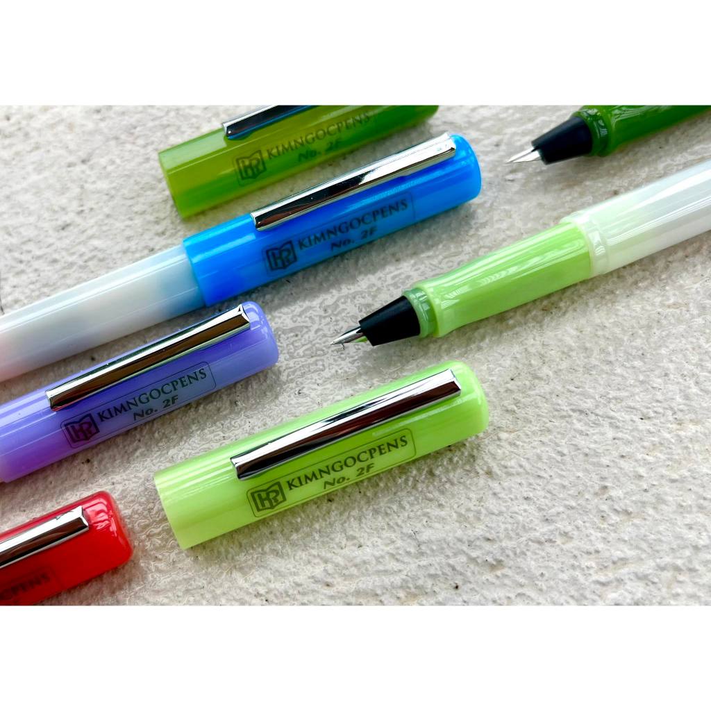 Bút Kim Ngọc pens No 2F (ngòi lá tre thanh đậm)