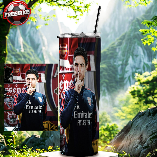 LY GIỮ NHIỆT CAO CẤP IN HÌNH MIKEL ARTETA