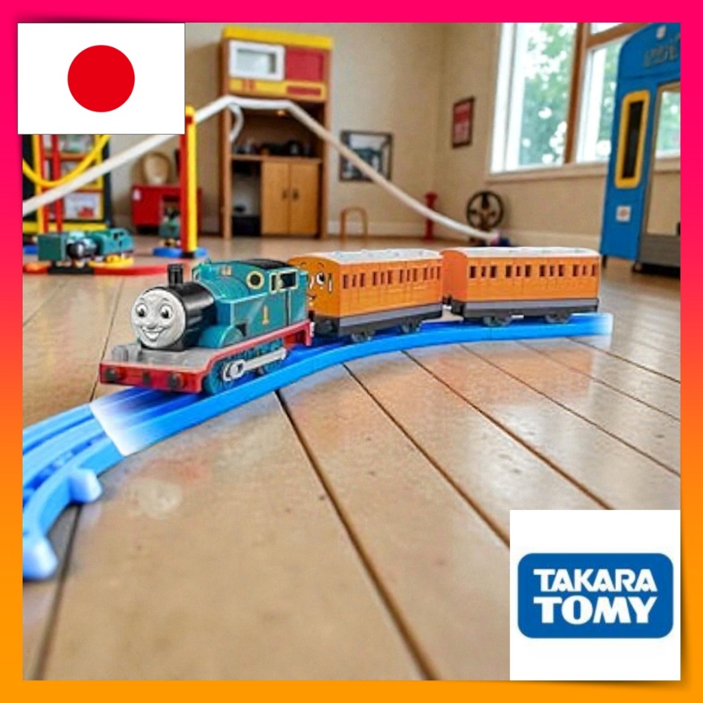 Takara Tomy Plarail Thomas 80th Anniversary Storybook Train Toy for Kids 3+