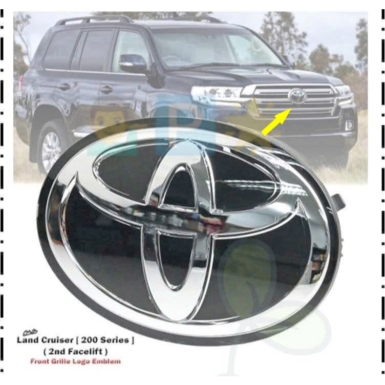 Logo 3D Toyota Mặt Ca Lăng Land Cruiser 2016 2017 2018 2019 2020 2021 2022 - Toyota Land Cruiser