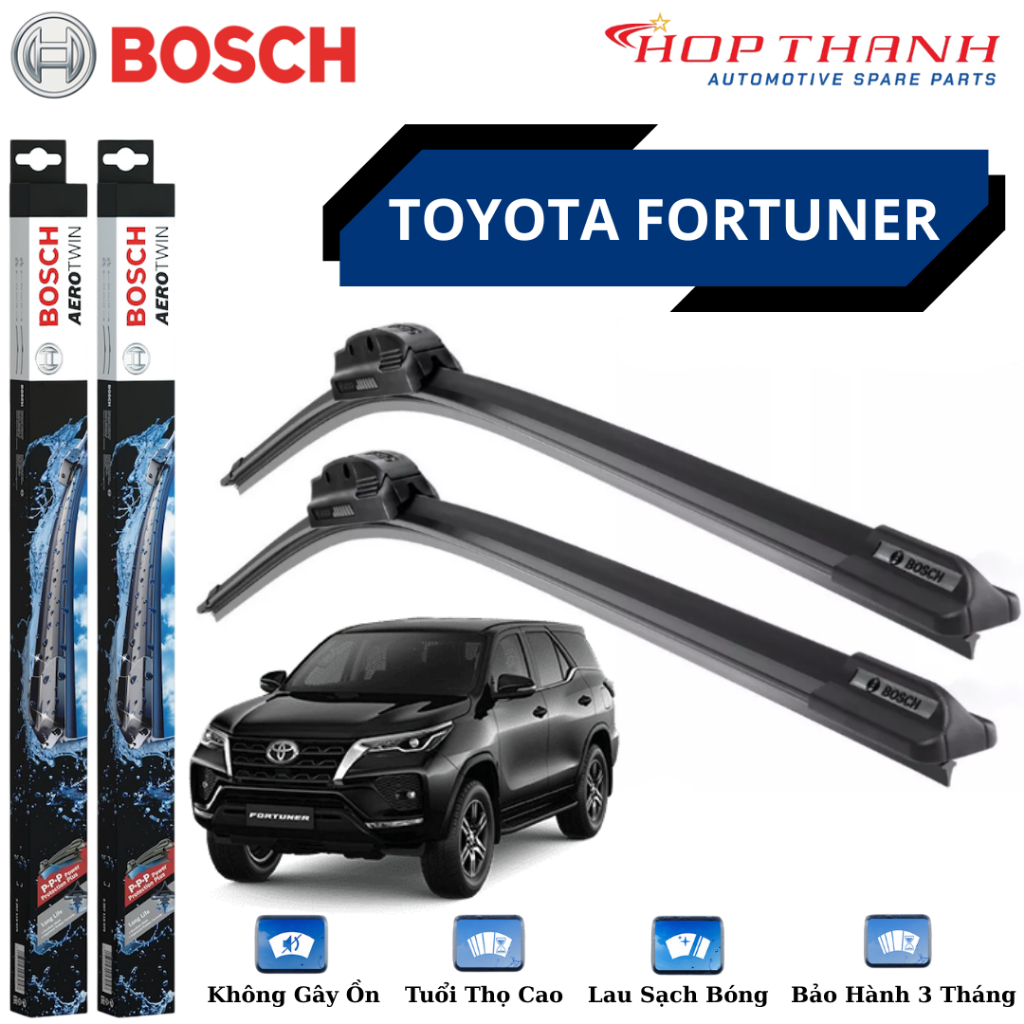 Bộ gạt mưa Bosch chính hãng cho Toyota Fortuner