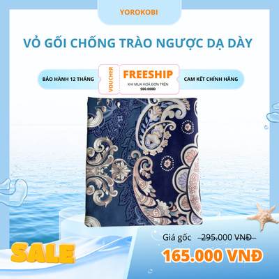 VỎ GỐI - ÁO GỐI CHO GỐI HỖ TRỢ TRÀO NGƯỢC DẠ DÀY YOROKOBI - ĐỦ SIZE, ĐỦ MÀU