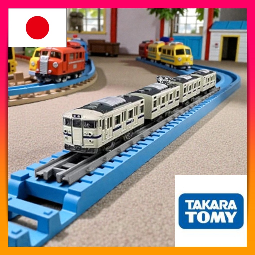 Takara Tomy Plarail Real Class 415 Series JR East White Local Train Toy for Kids 3+