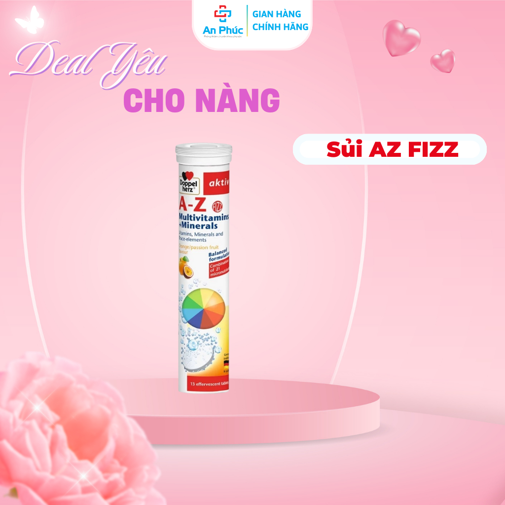A Z Fizz - Viên Sủi, Vitamin Tổng Hợp, Vitamin C, 3B, Tăng Sức Đề Kháng, Doppelherz