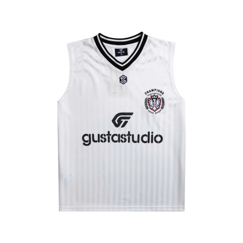 Áo TankTop Gusta Studio Vải Bóng Thái Không Nhăn Áo Tanktop Thêu Logo Thể Thao TT04