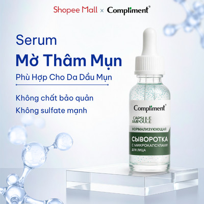 Serum Compliment Normalizing - Tinh Chất Cân Bằng Dầu, Dưỡng Ẩm, Mờ Thâm Mụn 27ml