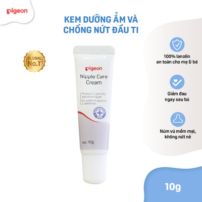 Kem chống nứt đầu ti Pigeon dưỡng ẩm mềm da giảm cảm giác khô ráp 10g - kem bôi đầu ti chính hãng