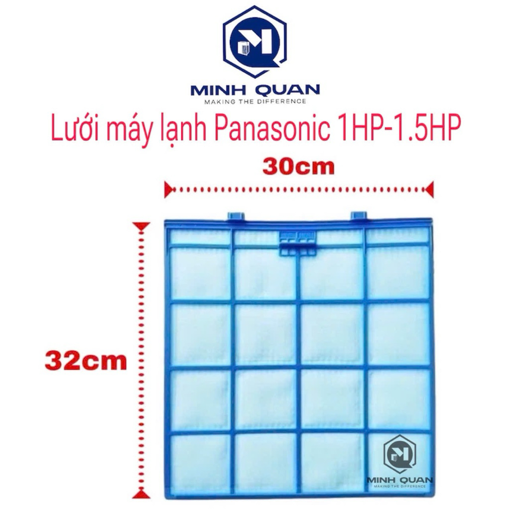 Lưới lọc bụi máy lạnh điều hoà Pananonic 1HP-1.5HP - Lưới điều hoà Panasonic 1HP-1.5HP