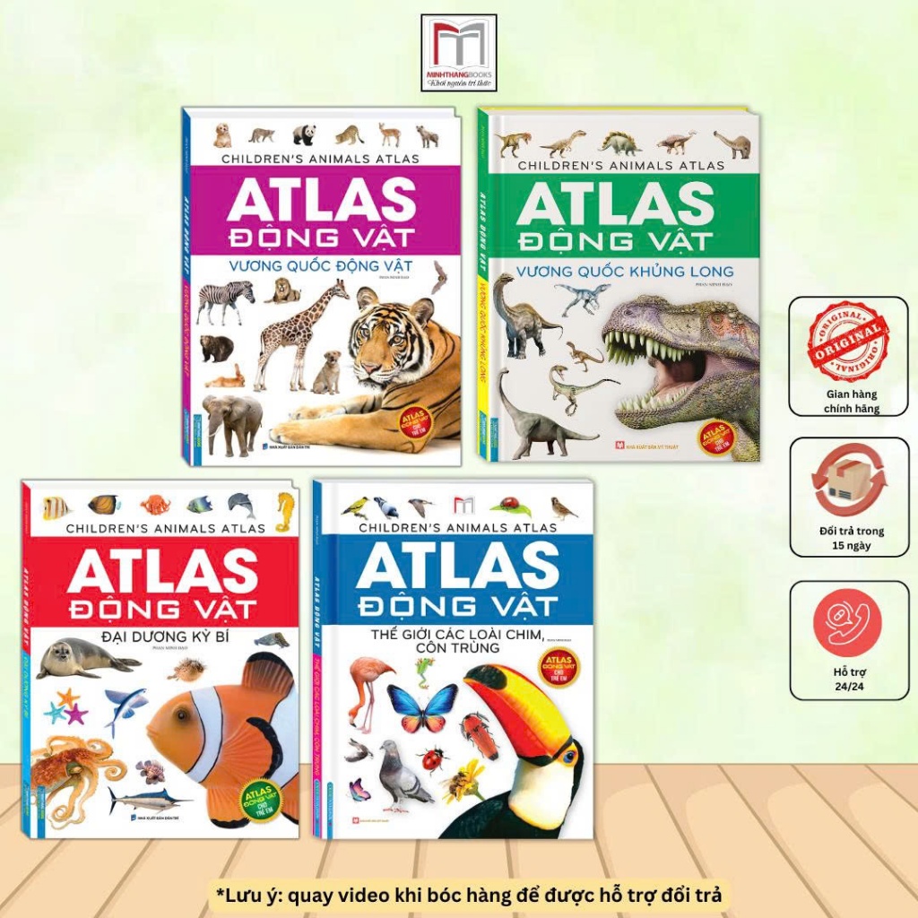 Sách -  Children`s Animals Atlas - Atlas Động Vật (bìa cứng)