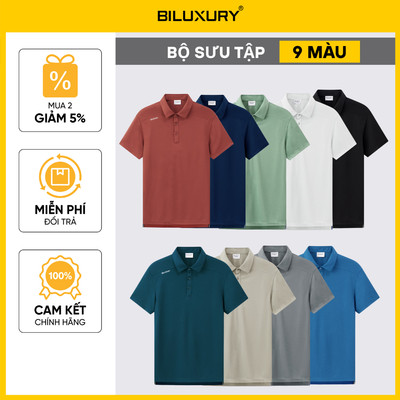 [T8_ĐỒNG GIÁ 219K] Áo Polo Nam "Aircool Polo" Biluxury 9APCT021 Form Dáng Thể Thao Thoáng Mát