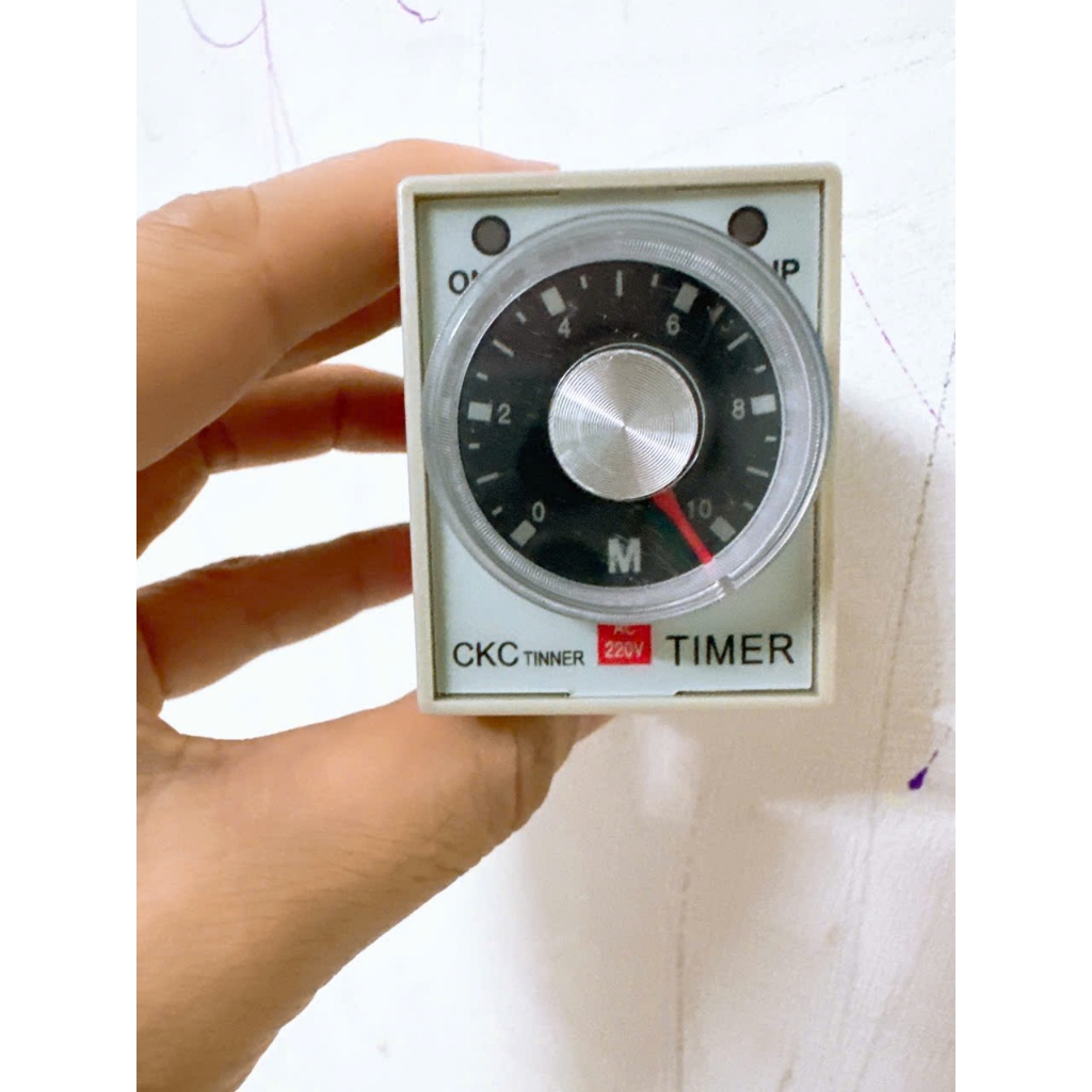 Rơ le thời gian hẹn giờ trễ CKC AH3-3 220v