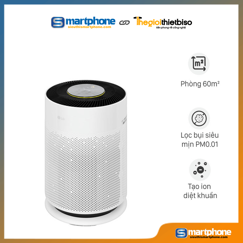 Máy lọc không khí LG Puricare 360 Hit AS60GHWG0- Bảo Hành 12 Tháng Toàn Quốc Tại Nhà