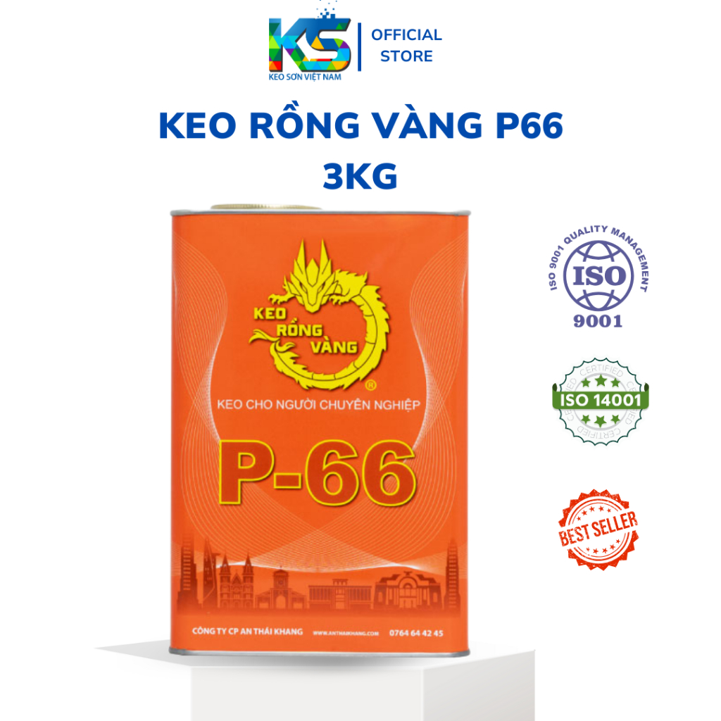 Keo Rồng Vàng P66 dán đa năng 3KG