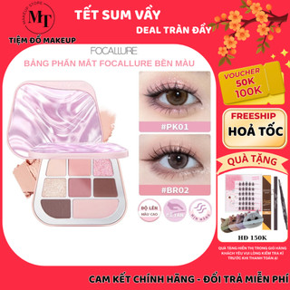  Bảng Phấn Mắt FOCALLURE Bền Màu Dưỡng Ẩm Lâu Trôi Chống Thấm Nước 9.6g | MT MAKEUP STORE 